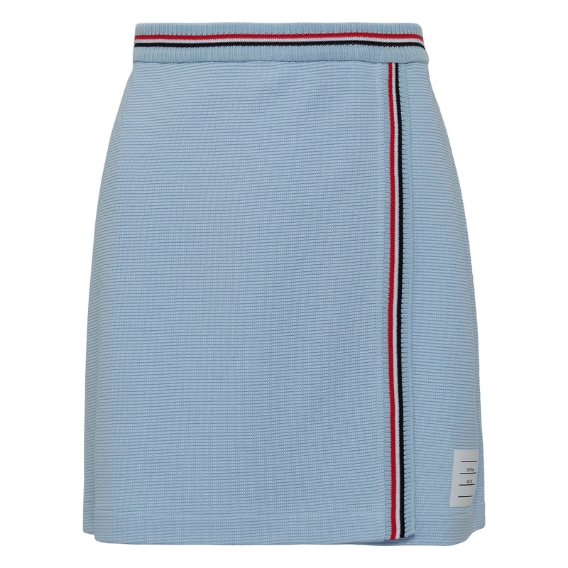 Mini Wrap Skirt In Light Weight Cotton