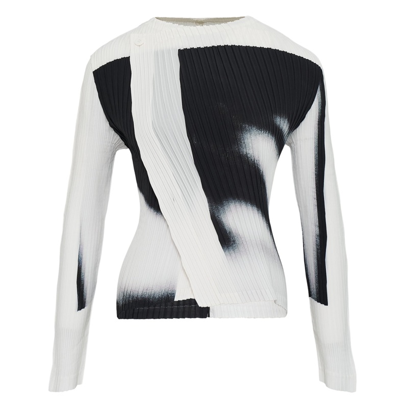 Shadow Study Pleats Cardigan