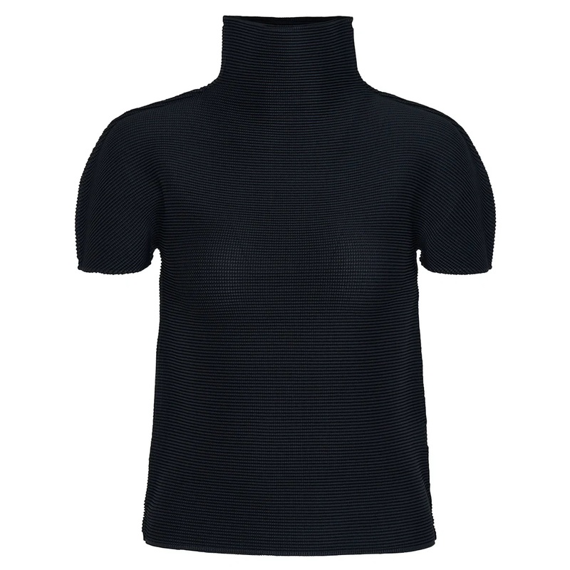 Stretch Pleats Basic Hn Top