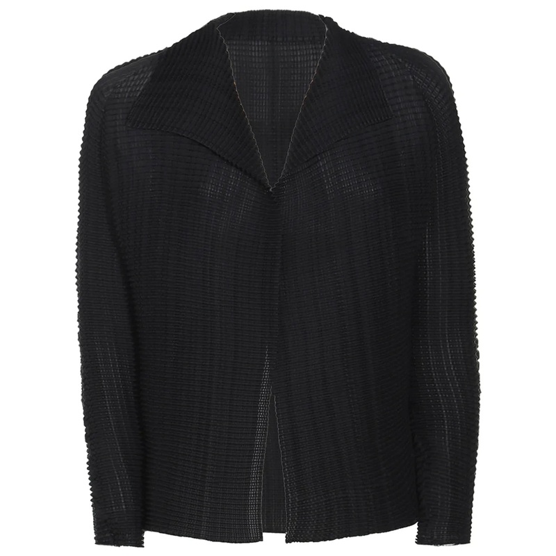 Wooly Pleats Cardigan