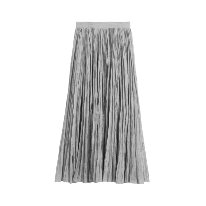 Crinkled Plisse Skirt