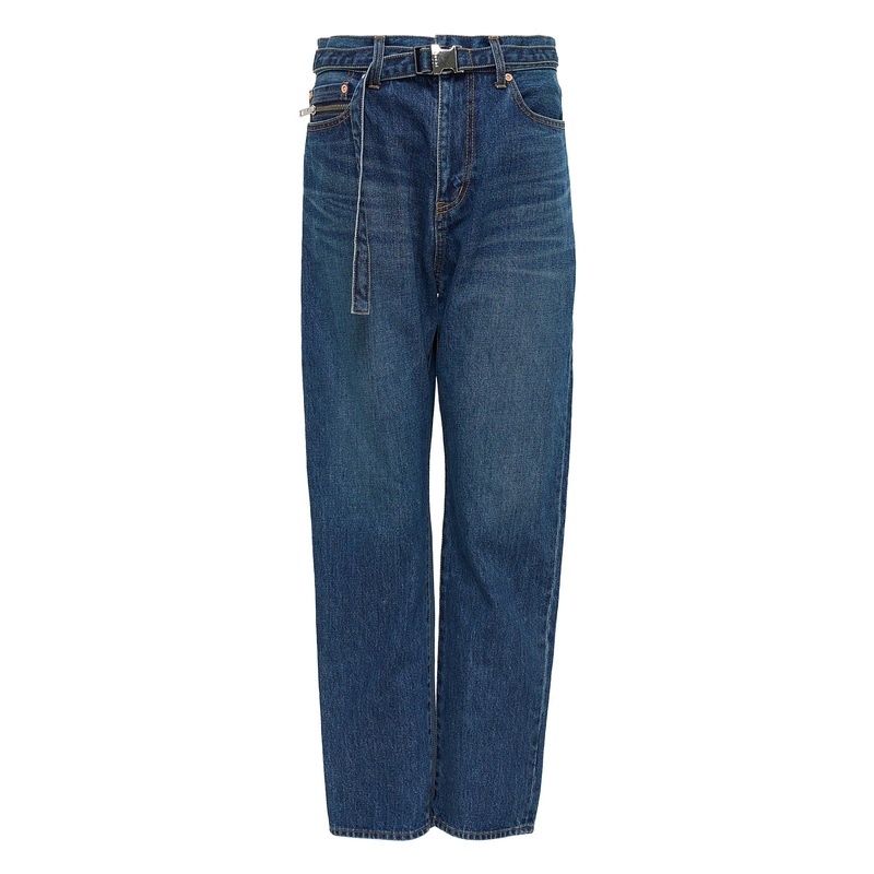 Straight Denim Pants