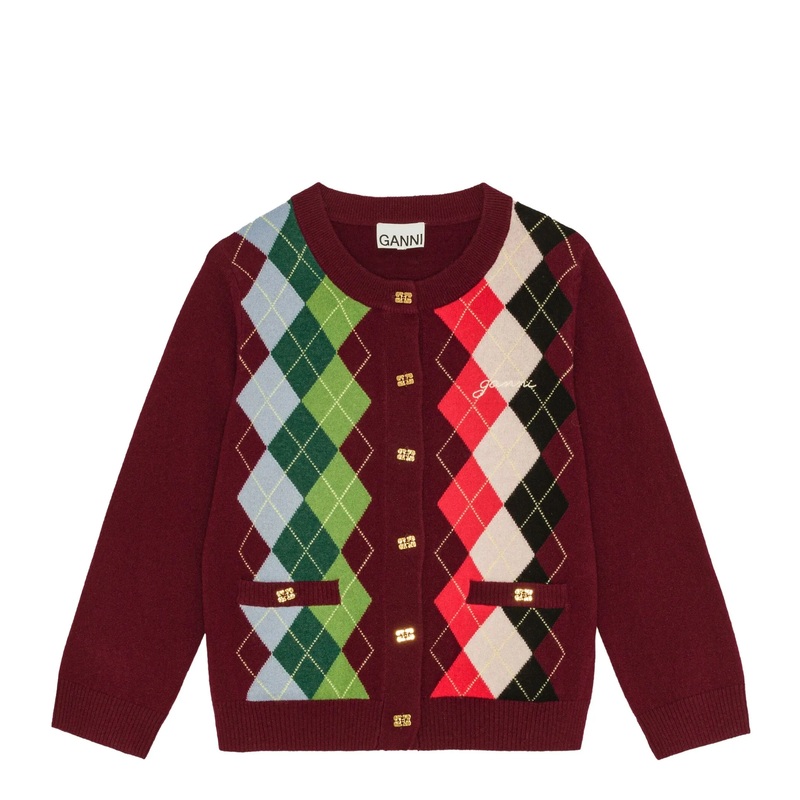 Cashmere Wool Mix Cardigan