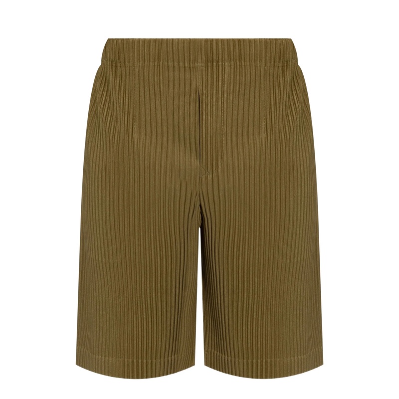 Color Pleats Shorts