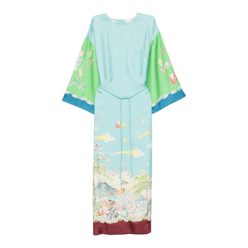 Daria Silk Midi Dress