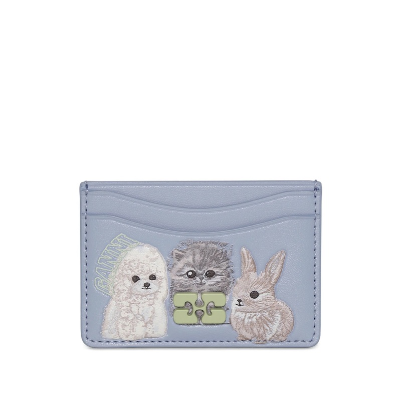 Ganni Bou Card Holder Animals