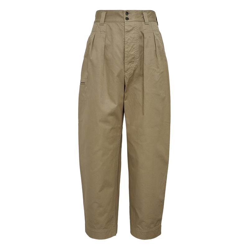 Cotton Chino Cloth Garment Dye Pants