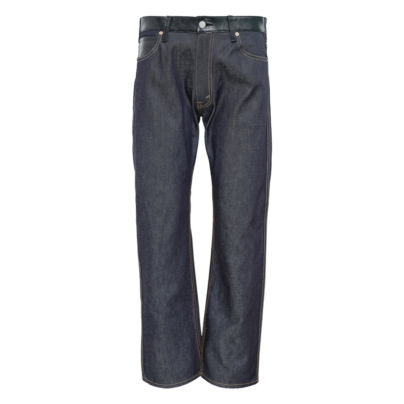 Cotton Denim Leather Levi’S Jeans