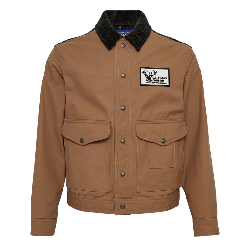 Cotton Oxford X Wool Nylon Blouson