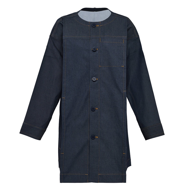 Flat Denim Coat