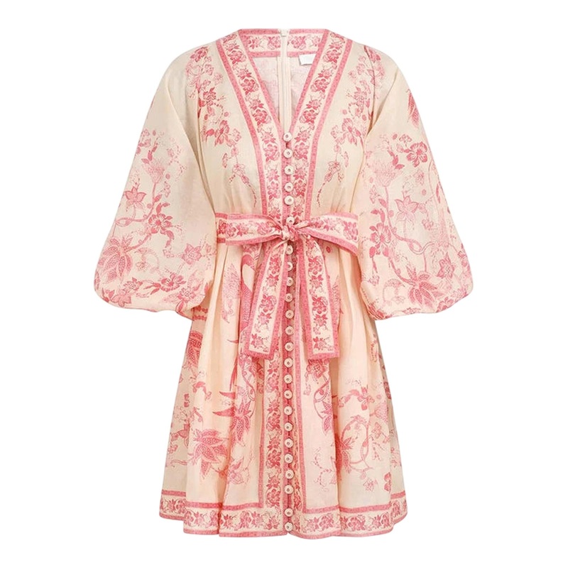 Lucky Plunge Mini Dress