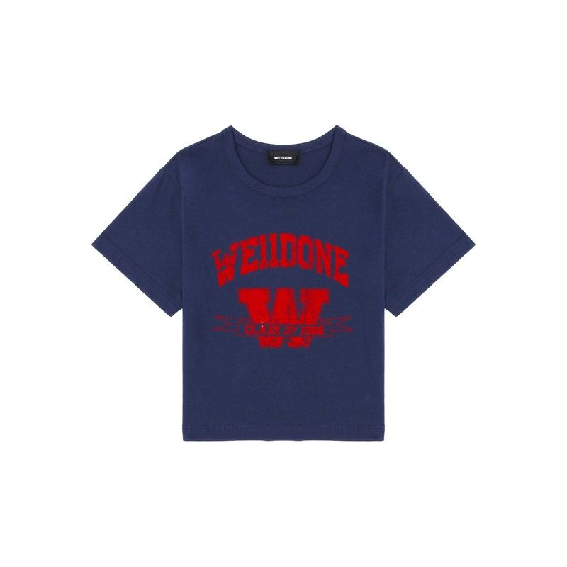 Navy Womens 11 Print Slim Fit T-Shirt