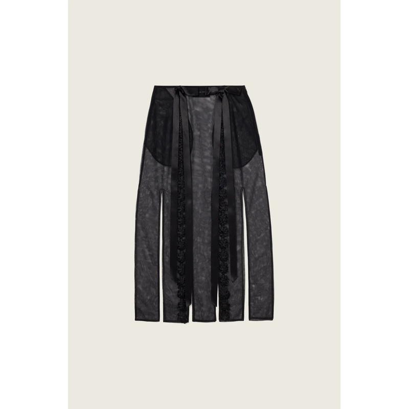 Ribbon Daisy Chain Multi Slit Skirt