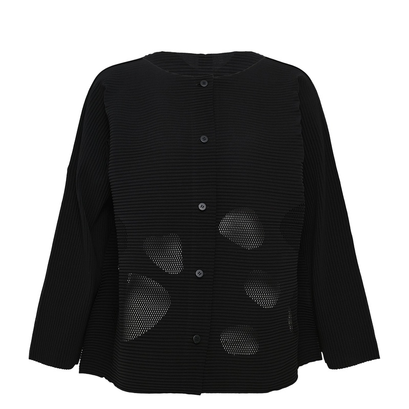 Sea Glass Pleats Cardigan