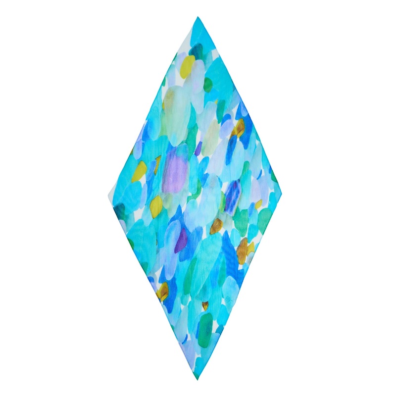 Sea Glass Pleats Stole