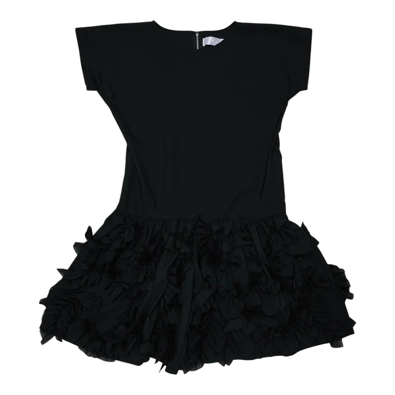 Yarn Dyed Wool Polyester Tropical Dress