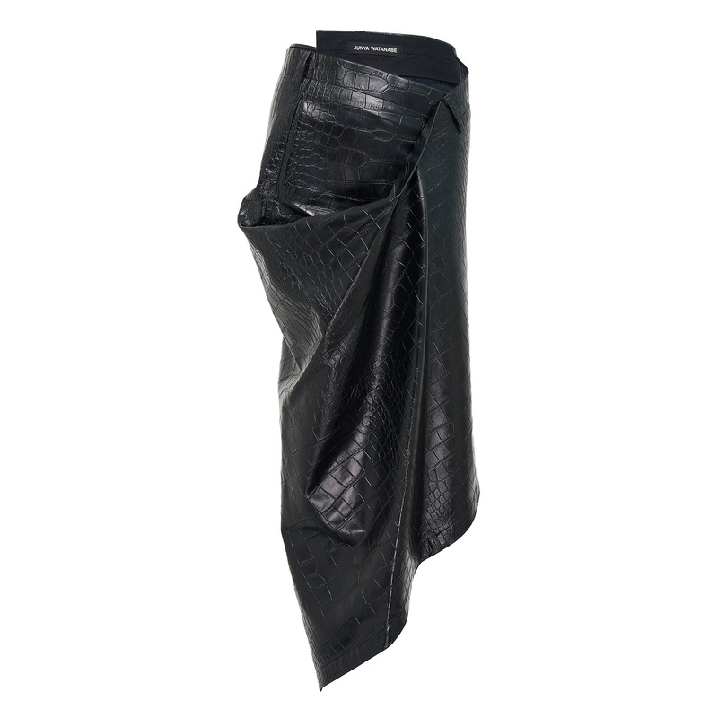 Fake Leather Skirt
