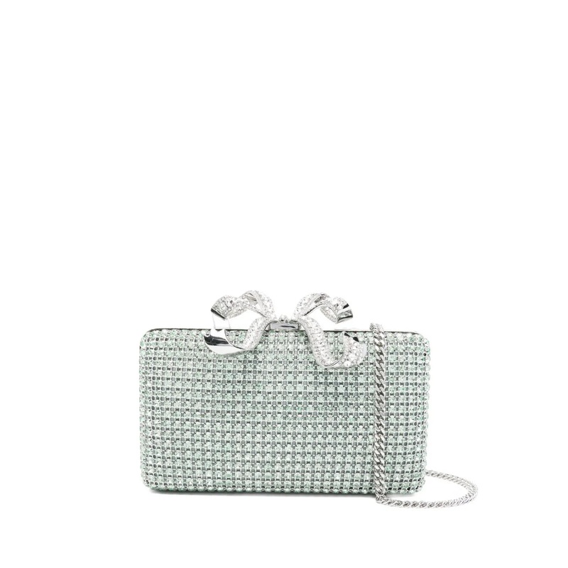 Green Chainmail Clutch Bag