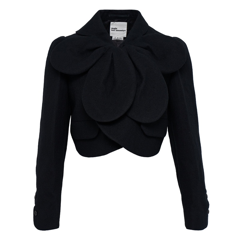 Herringbone Pattern Wool Mille Jacket