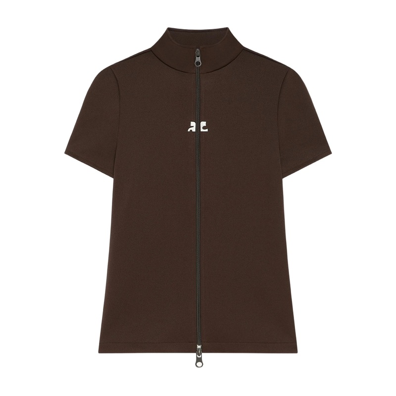 Interlock Zipped Top