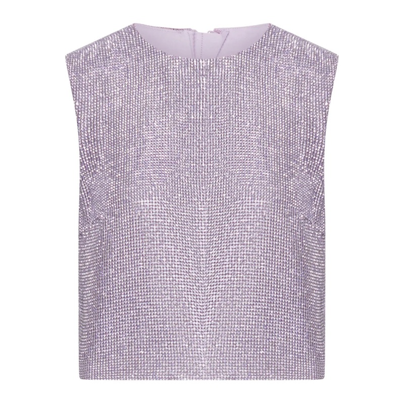 Lilac Chainmail Top