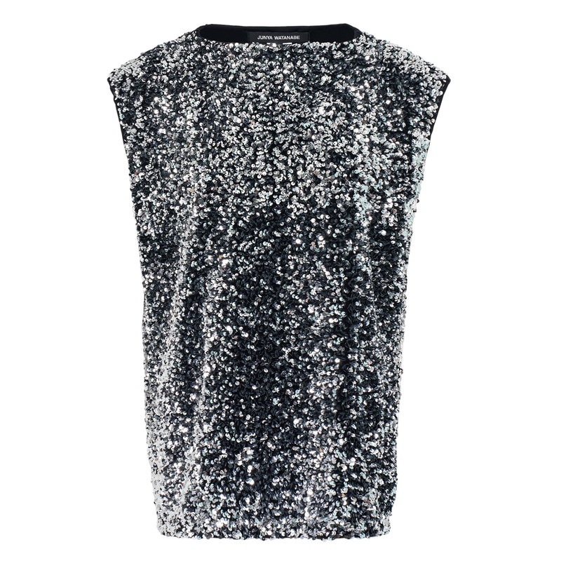 Polyester Polyurethane Sequins Top