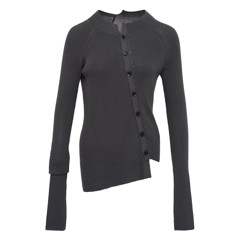 Twisted Front Open Cardigan