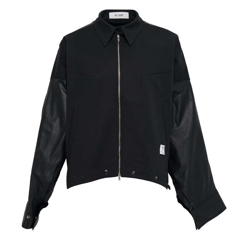 Upside-Down Leather Jacket