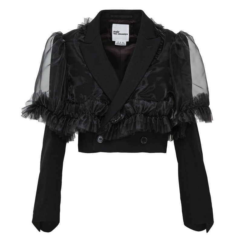 Wool Gabardine Polyester Jacket