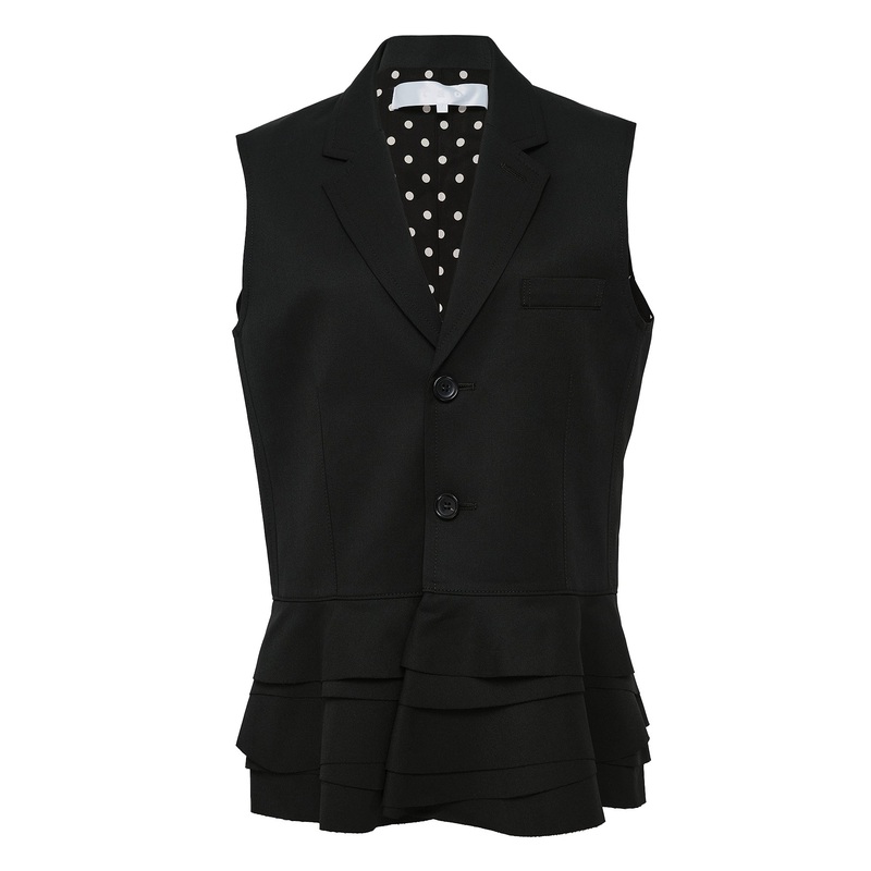 Yarn Dyed Wool Polyester Vest