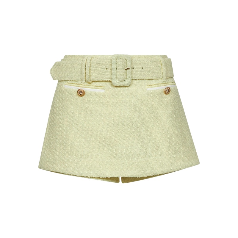 Yellow Boucle Skort