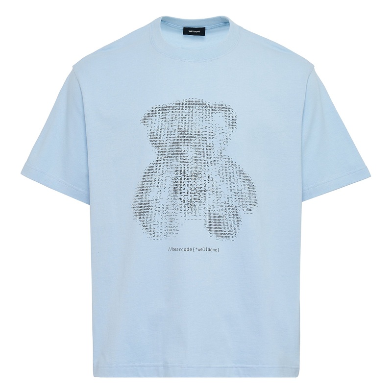Light Beige Coding Teddy T-Shirt