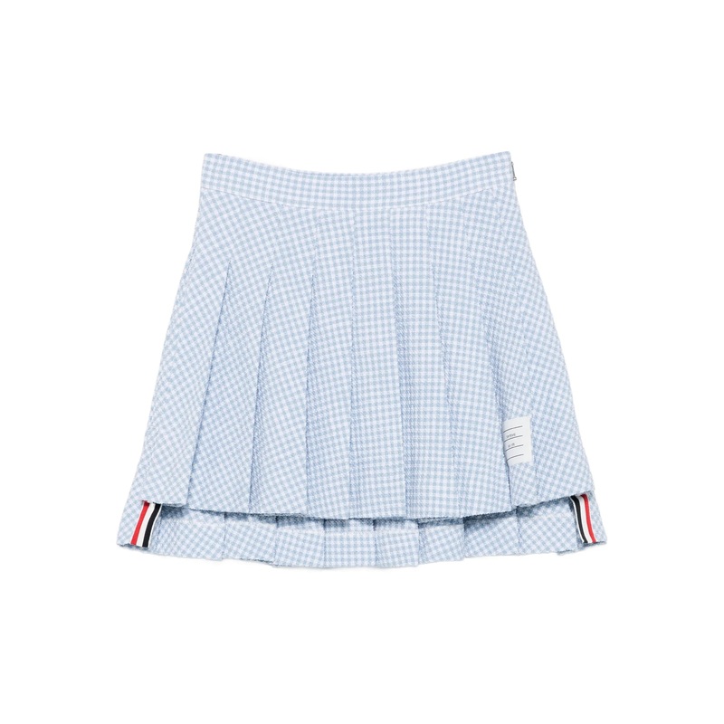 Mini Pleated Skirt In Gingham