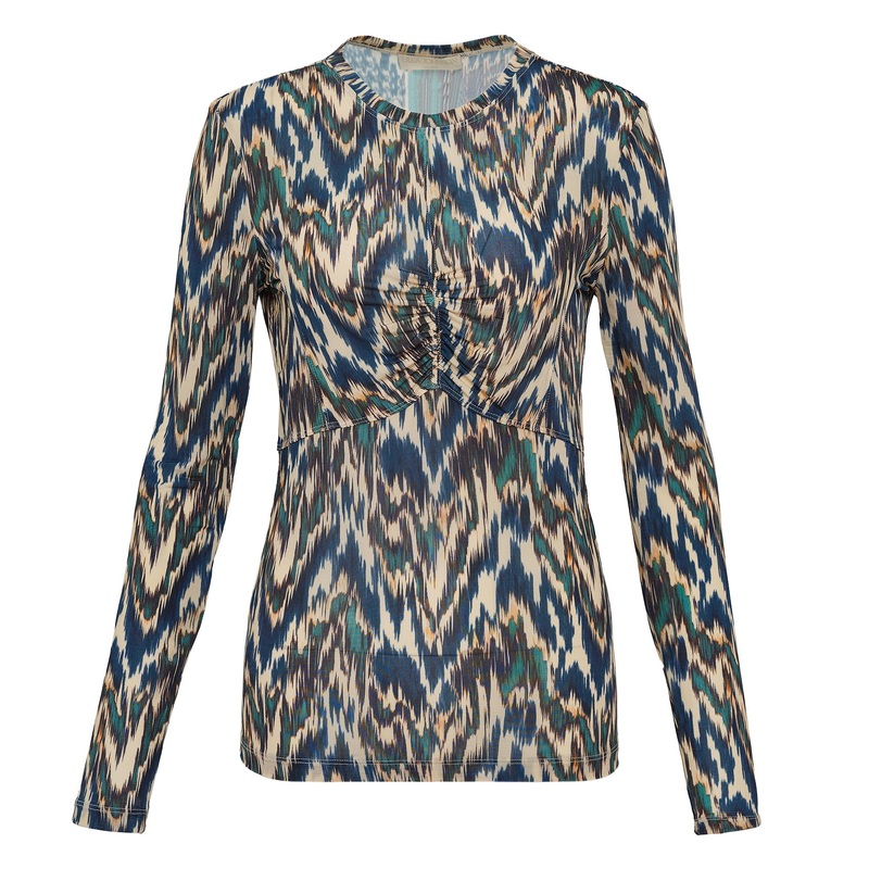 Neri Long Sleeve Ruched Top