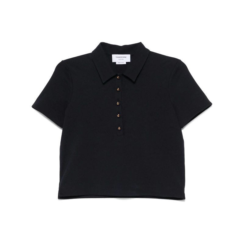 Short Sleeve Polo With Anchor