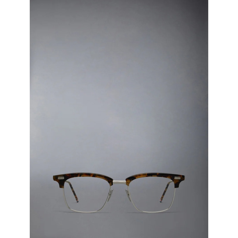 Acetate And Titanium Rectangular Eyeglasses Unisex