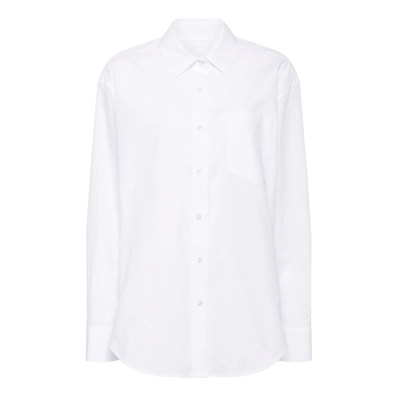 Boyfriend Shirt With Logo Flag