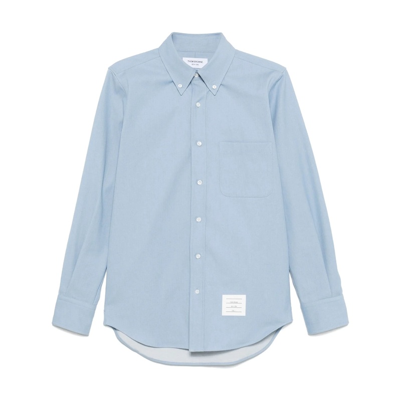 Denim Straight Fit Shirt Men
