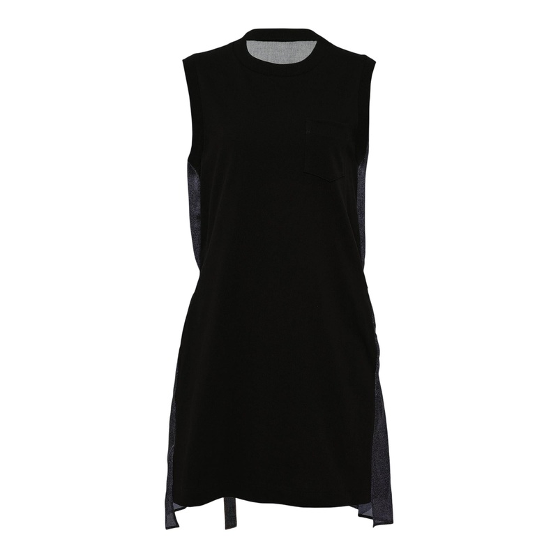 Denim X Cotton Jersey Dress