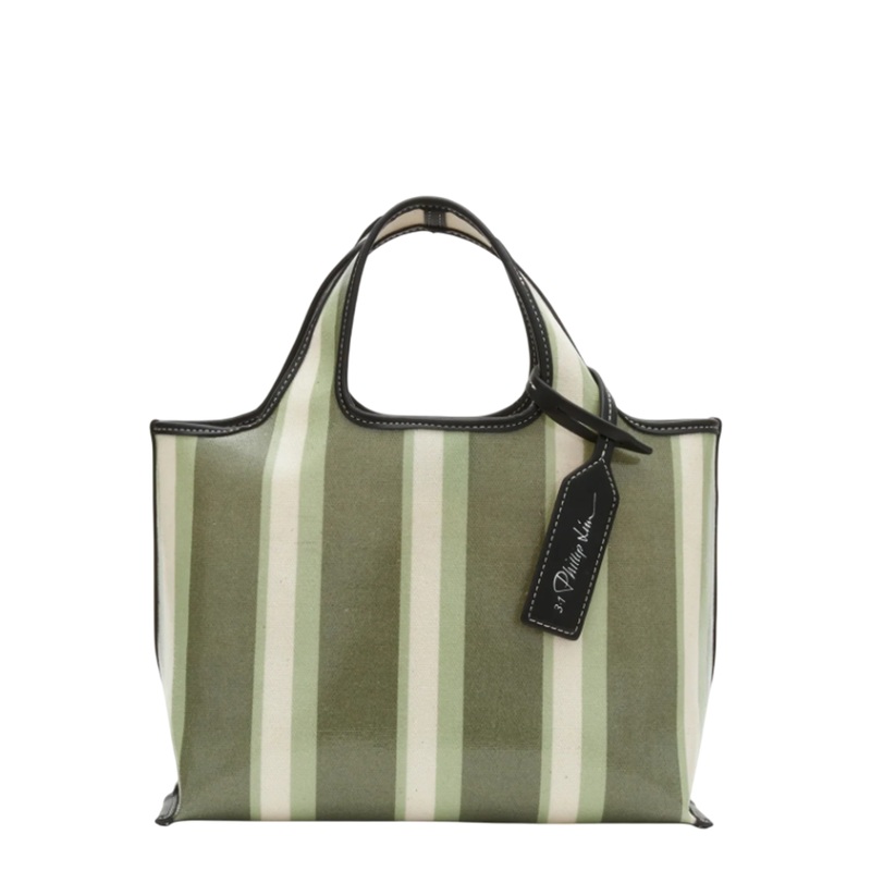 Dual Stripe Mini Market Tote