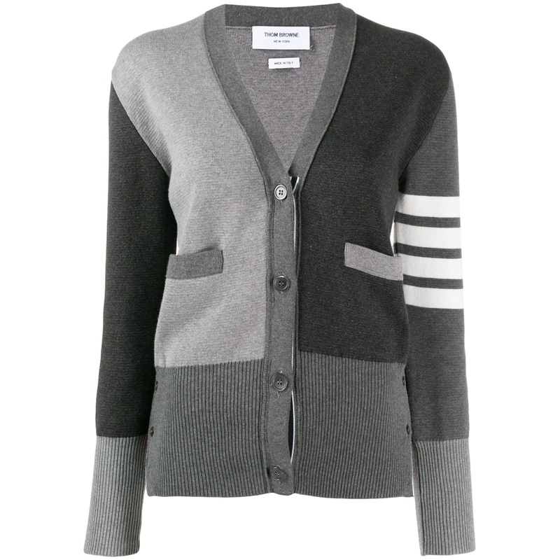 Funmix Crepe 4-Bar Cardigan Women
