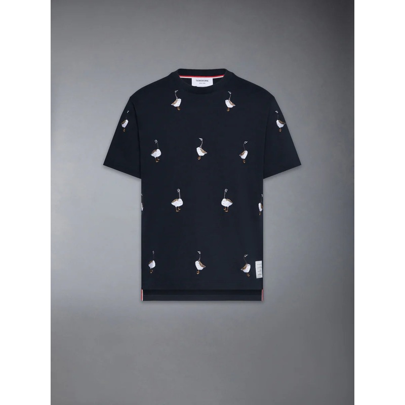 Geese Print Jersey Tee Men