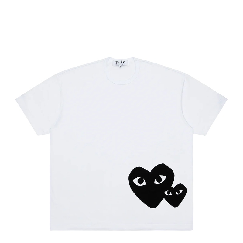 Oversized Black Heart Logo T-Shirt