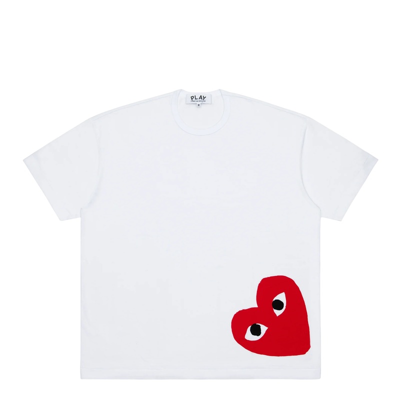 Oversized Red Heart Logo T-Shirt
