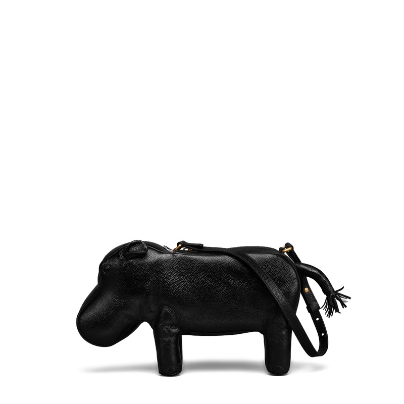 Pebble Grain Hippo Baguette Women