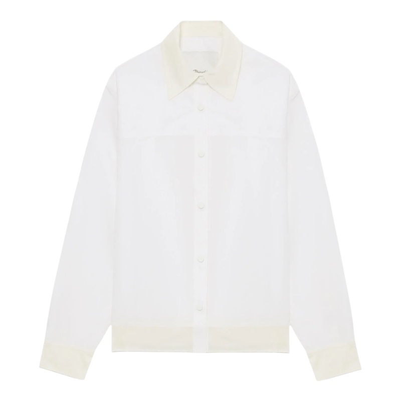 Shirt With Flounce Hem