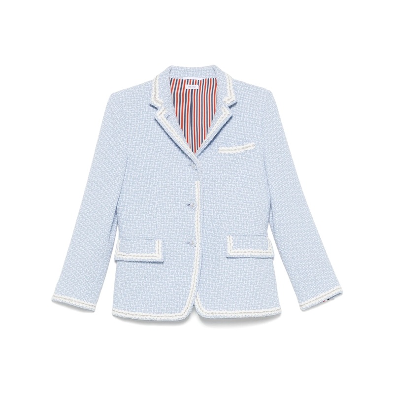 Solid Tweed Sportcoat Women