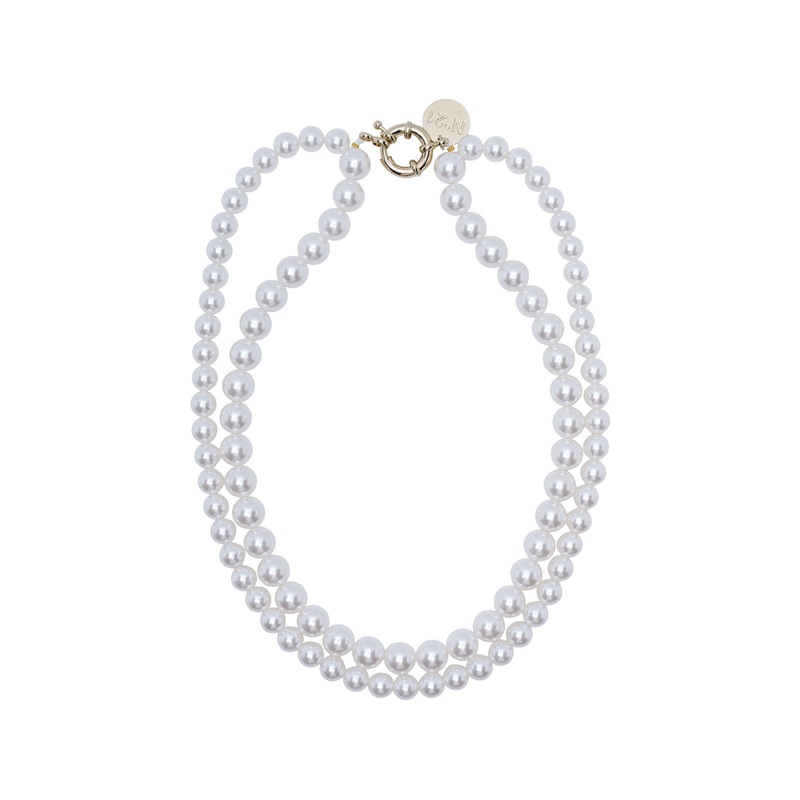Double Layer Pearl Necklace