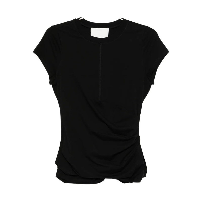 Draped Short Sleeve T-Shirt