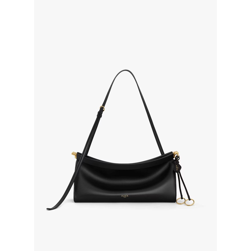 East West M Glossy Calfskin